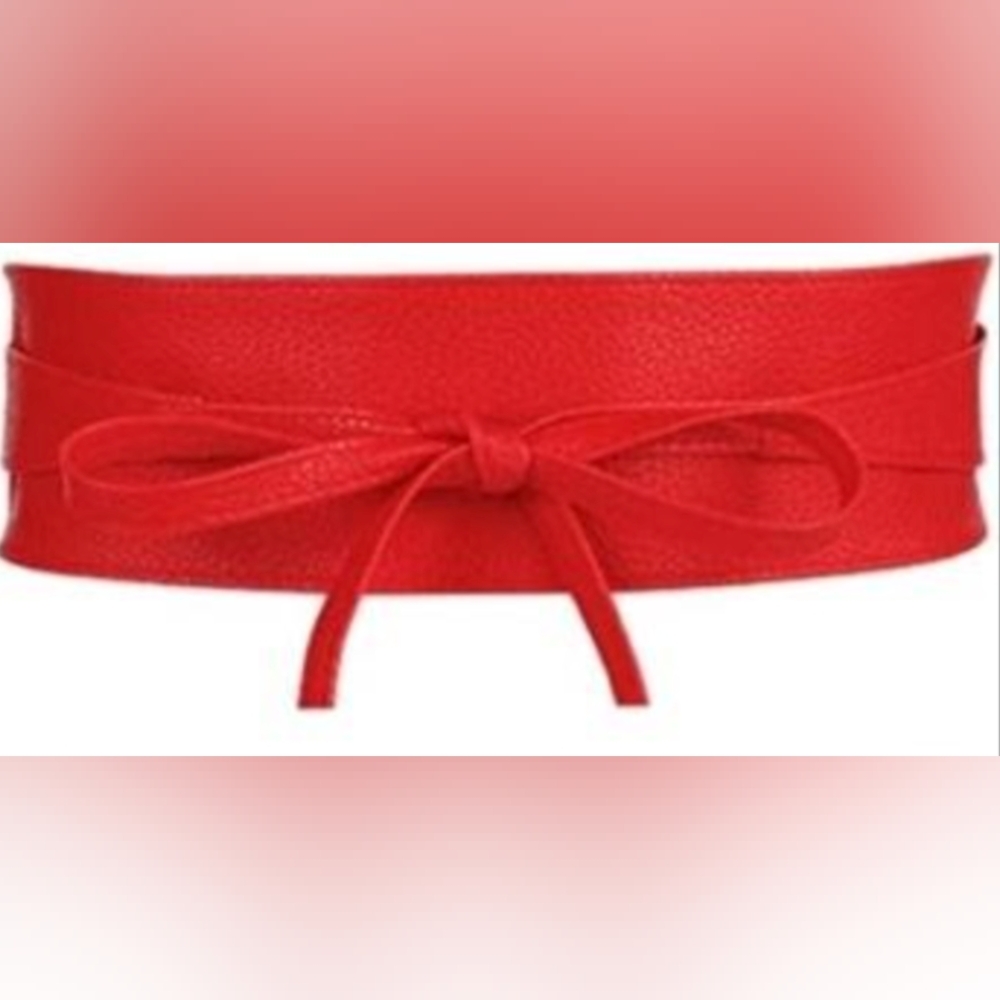Faux Leather Obi Style Belt BNWOT